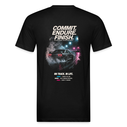 CMD Commit. Endure. Finish. Tee - black
