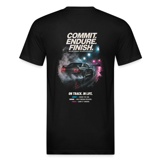 CMD Commit. Endure. Finish. Tee - black