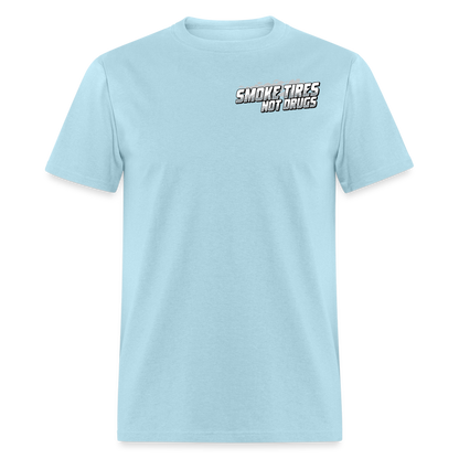 Smoke Tires Not Drugs Event Tee (2024) - powder blue