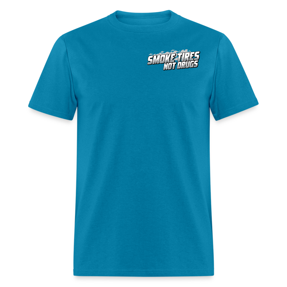 Smoke Tires Not Drugs Event Tee (2024) - turquoise