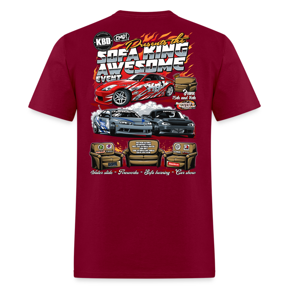 SOFAKING Awesome 350z Event Tee (2024) - burgundy