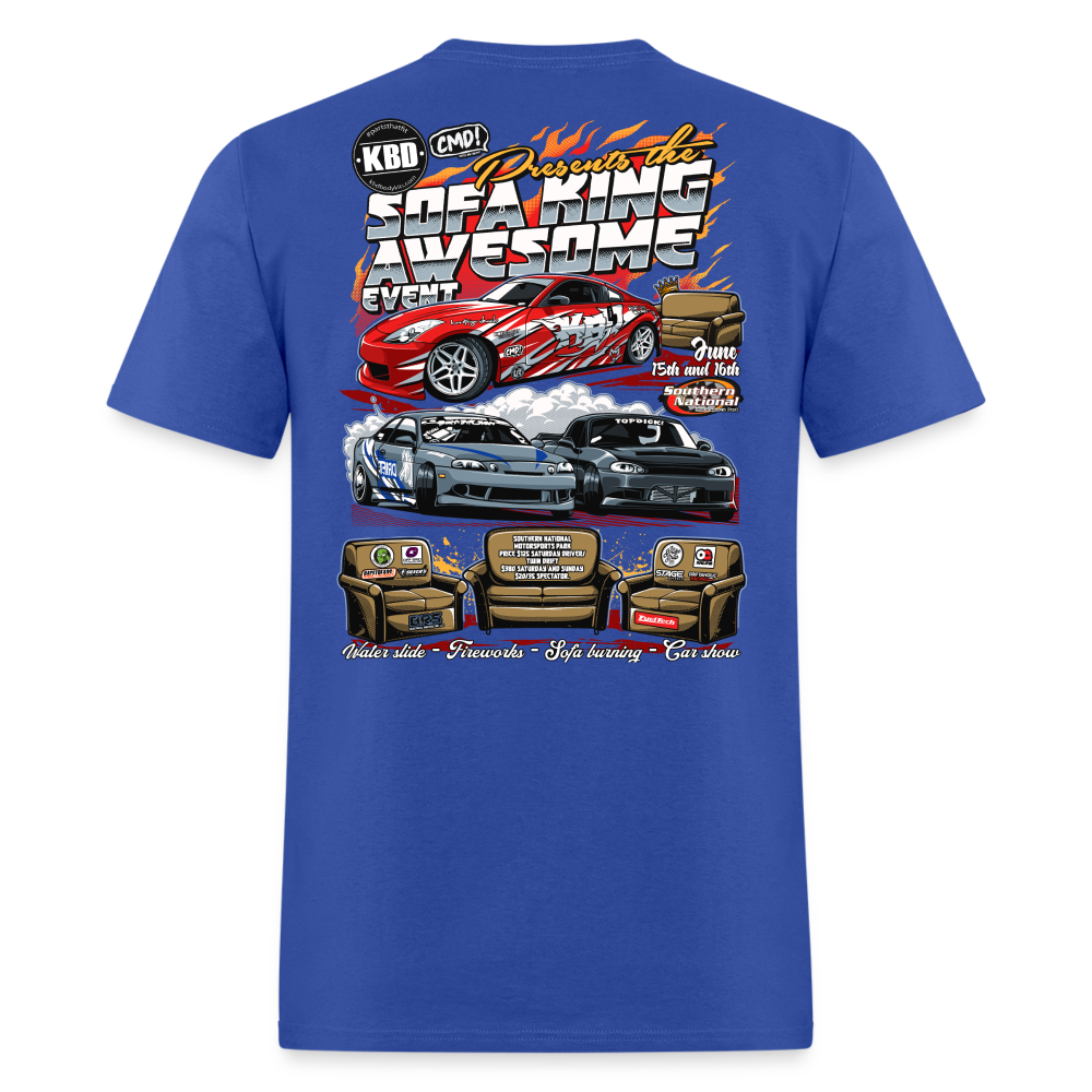 SOFAKING Awesome 350z Event Tee (2024) - royal blue