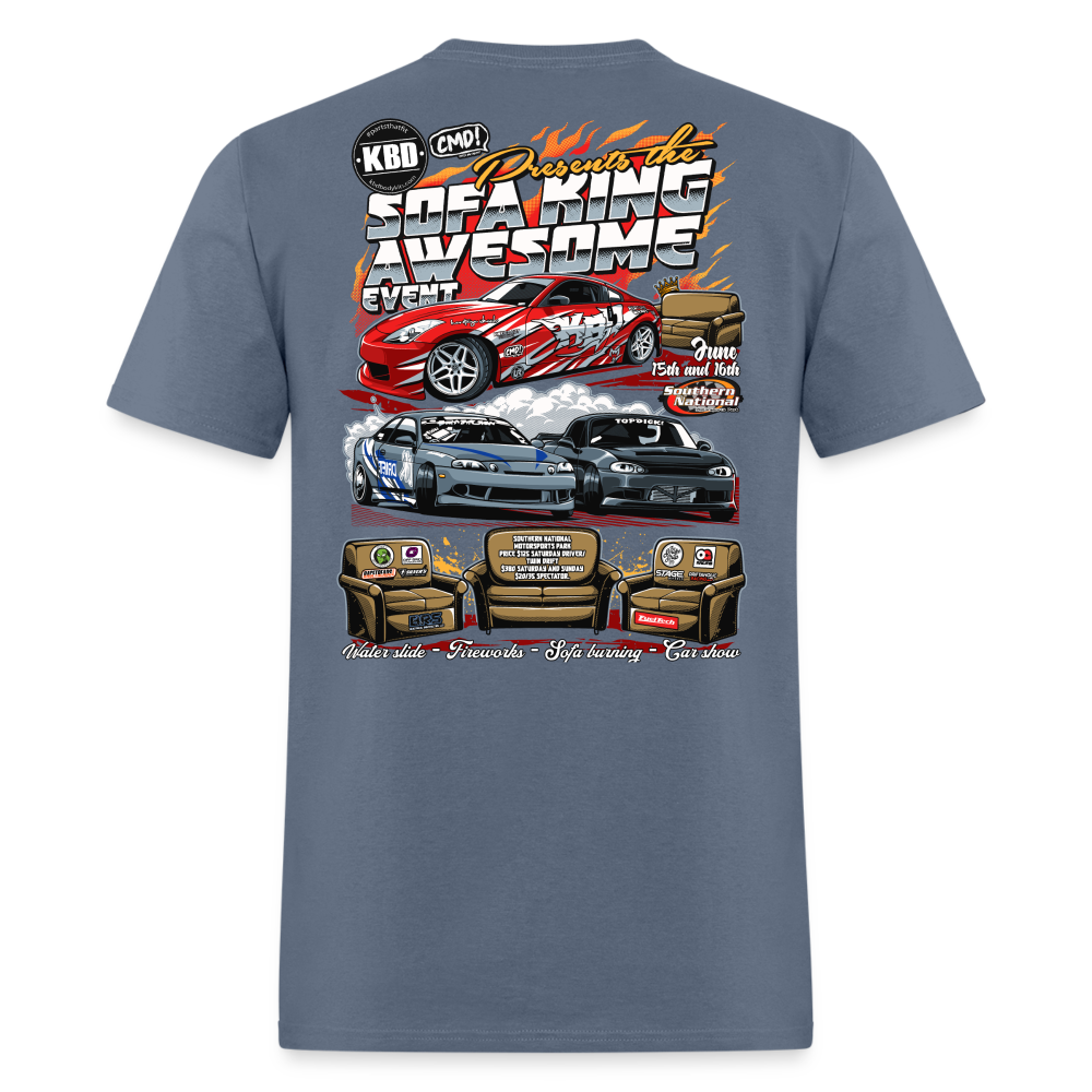 SOFAKING Awesome 350z Event Tee (2024) - denim